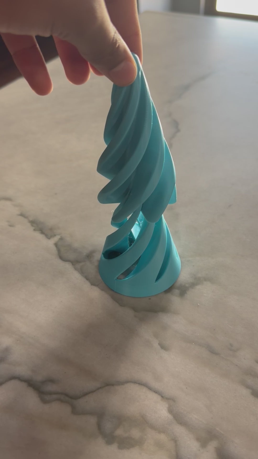 Spiral cone fidget